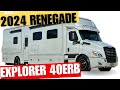 2024 renegade explorer 40erb walkthrough 40 super c 20000 lbs towing  ultimate rv tour