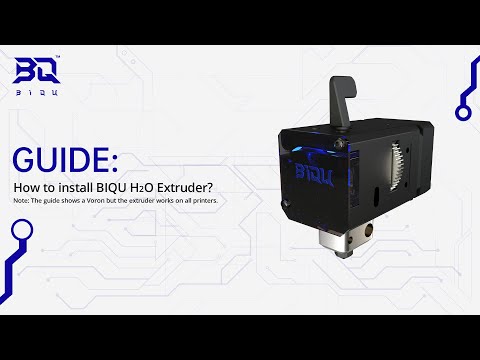 Guide🗂️How to install BIQU H2O Extruder?