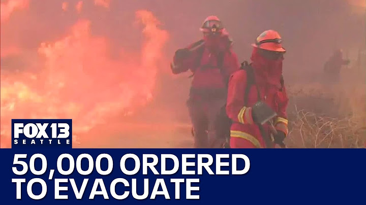 50,000 ordered to evacuate as new fire rages in LA County
