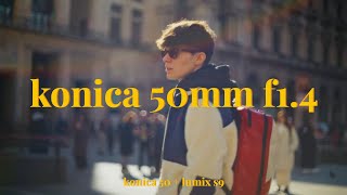 Konica Hexanon 50Mm F1.4 Lumix S9