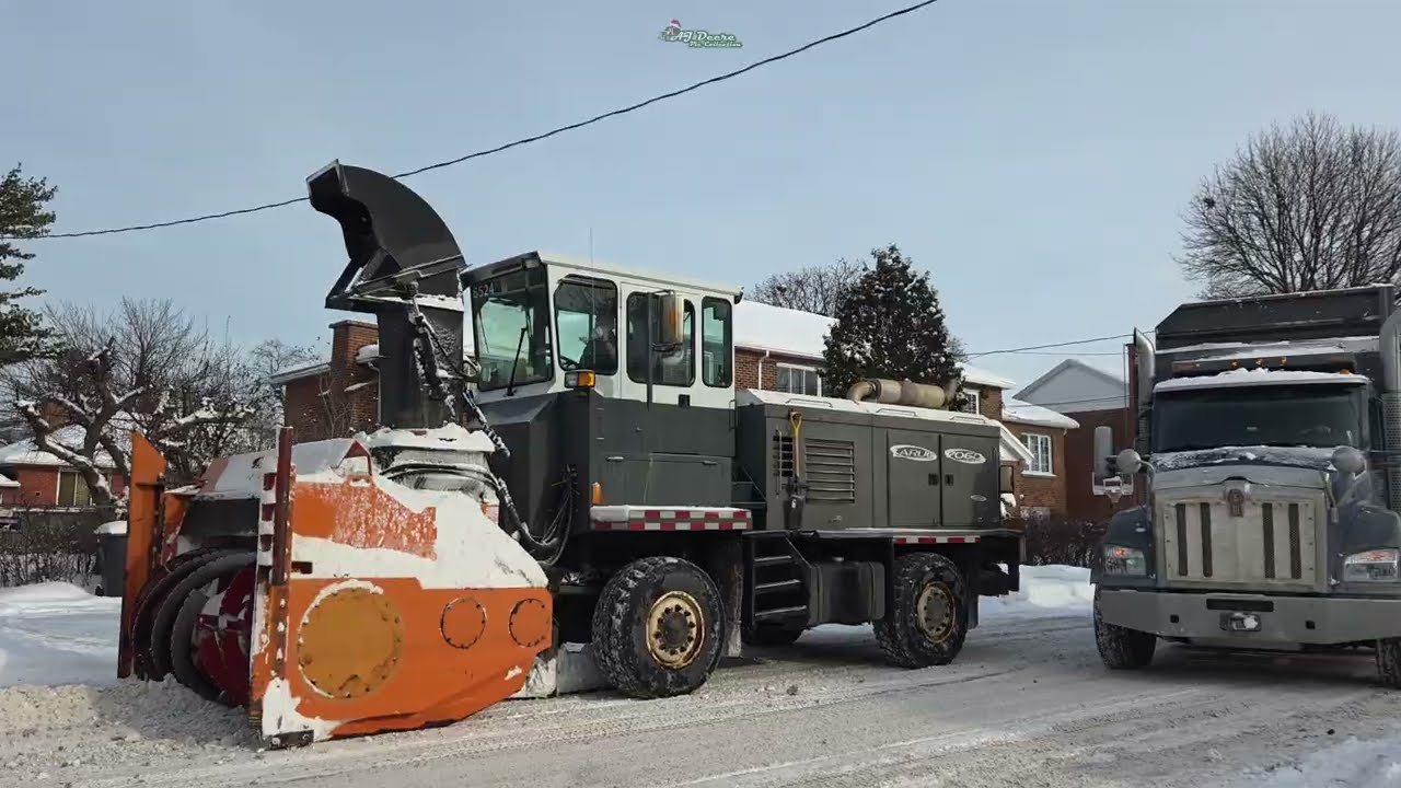 2009 Larue 7060 Blower Truck #24 ❄️Montreal Snow Removal Op #34 2026 - SLA❄️Howling 60 Series !!!