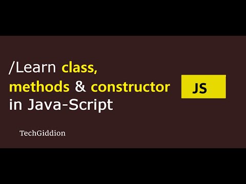 [JavaScript-T4] Learn class, methods & constructor in JS ? #javascript #learning #hindi