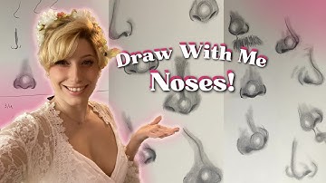 Draw With Me: Noses Art Practice | Sketchbook to Digital Art Session