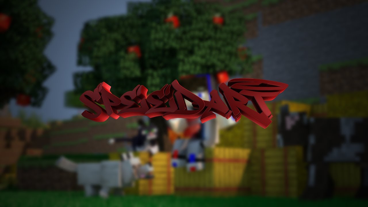 [SPEEDART] minecraft render wallpaper for Firmansyah Mccr