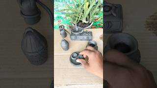 diy mini clay kitchen set, #miniature #creativeclayideas #art #diy #clay #kitchenset #craftideas