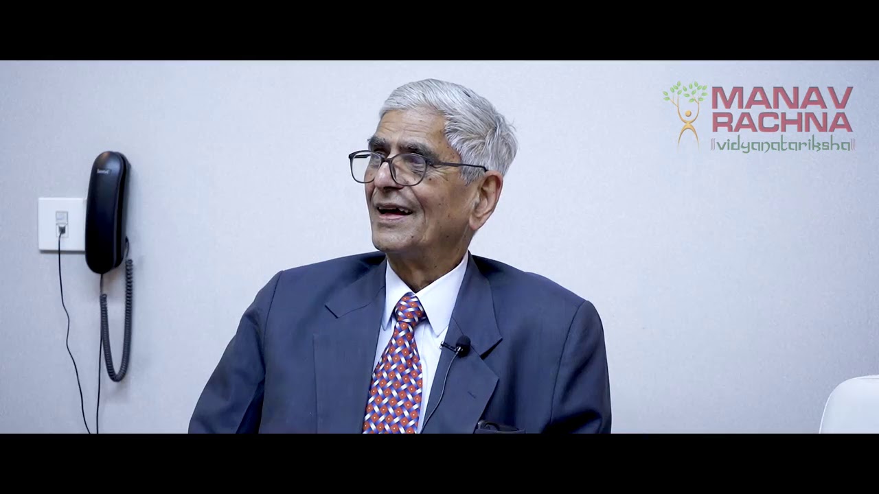 Padma Bhushan Dr D R Mehta at Manav Rachna - YouTube