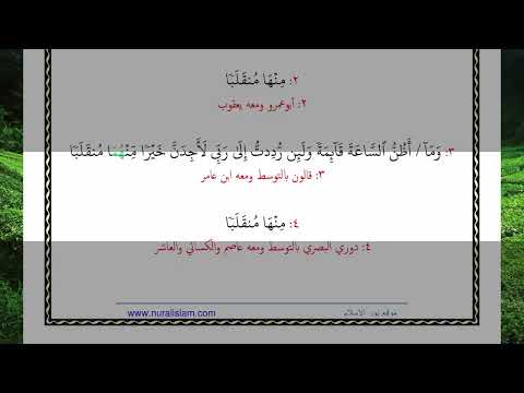 وما أظن الساعة قائمة ولئن رددت إلى ربي لأجدن خيرا منها منقلبا 36