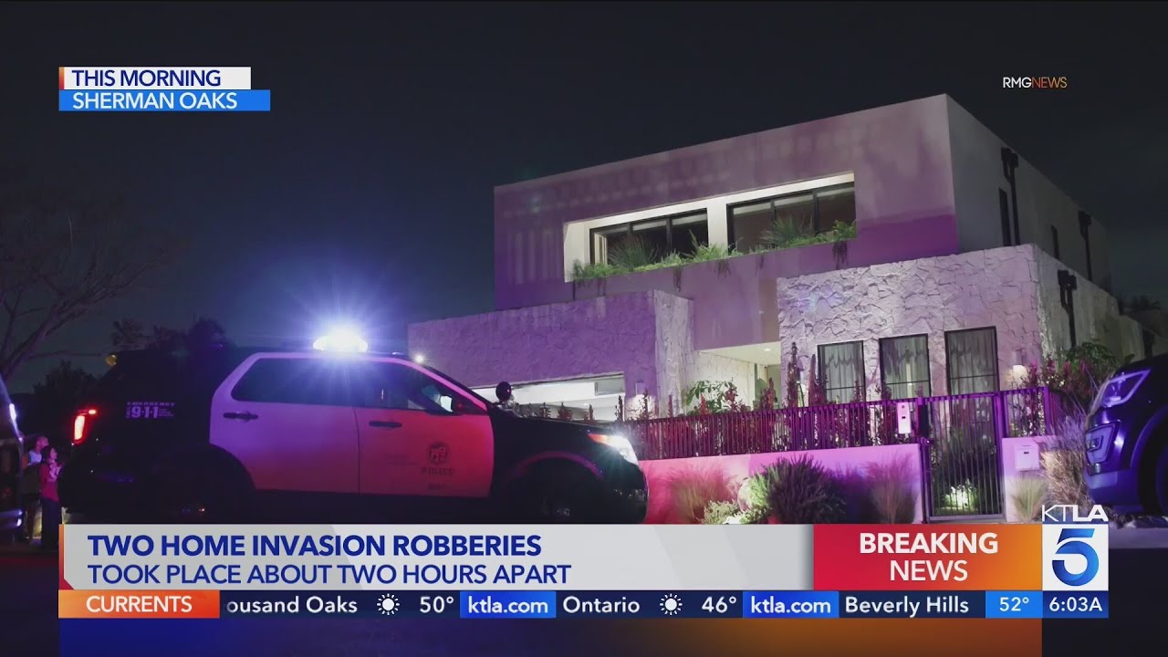 Suspects sought in 2 overnight home invasion robberies in Los Angeles ...