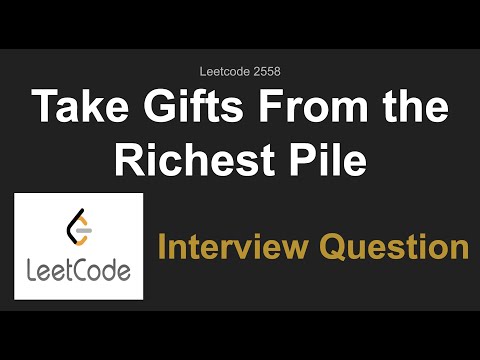 Leetcode 2558: Take Gifts From the Richest Pile