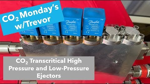 CO2 Transcritical High Pressure and Low Pressure Ejectors with Danfoss