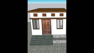 PM आवास योजना का डिजाइन, 15 X 20 Home Plan idea #naksha #short #3dmap