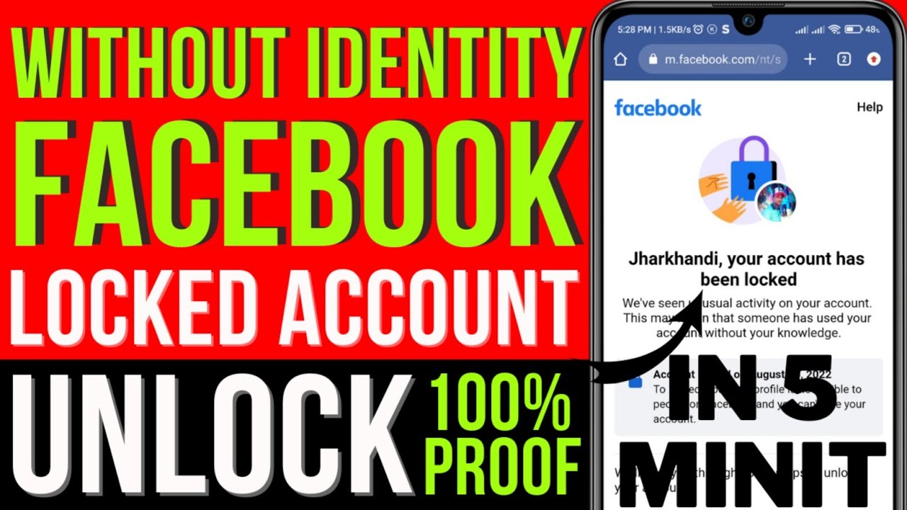 How To Unlock Facebook Account Without Id Proof 2022