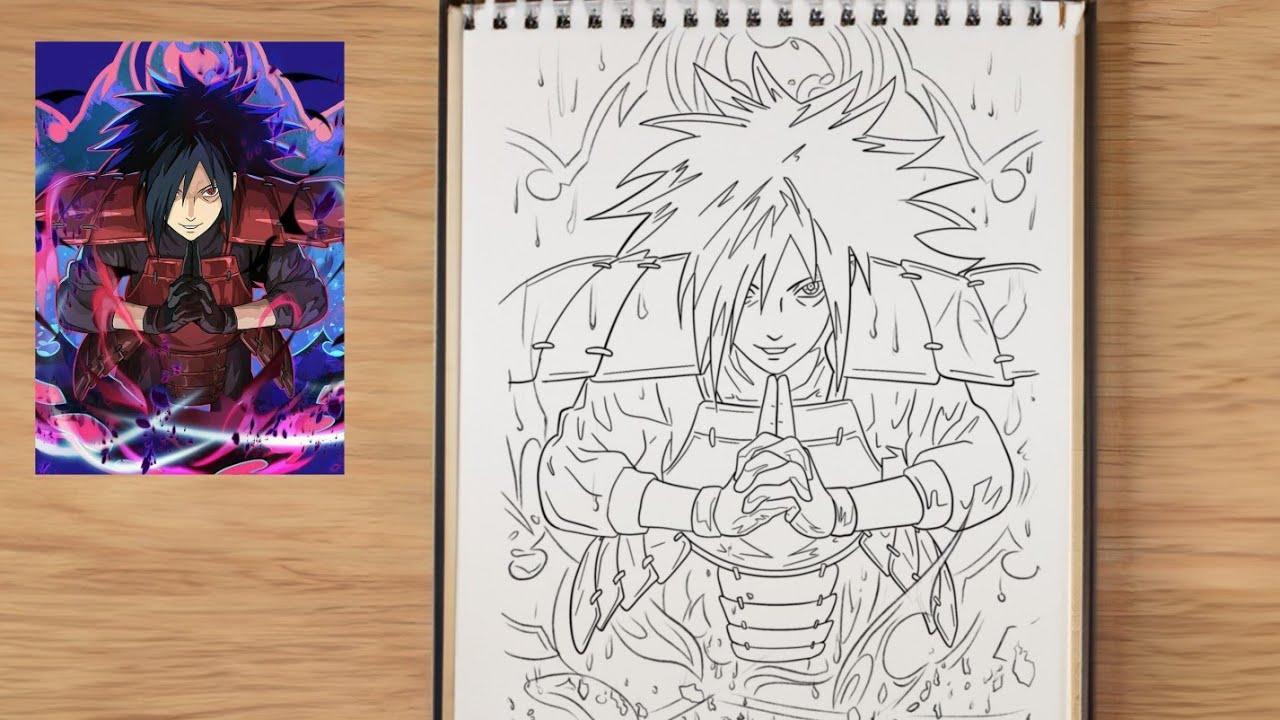 Madara (Naruto) Drawing Tutorial, step by step by spidernielsart on  DeviantArt