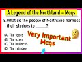A Legend of the Northland Class 9 MCQ Questions with Answers English | A Legend of the Northland