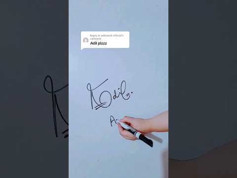 Adil Signature Style NameArtVideo ArtWork Art Shorts 