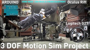 DIY Motion Racing Simulator 3DOF, traction loss using DC Motor