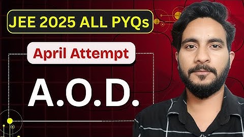JEE Mains 2025 April – All PYQs | Application of Derivatives AOD Solutions | Class 12 | Mr Exponent