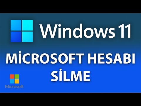 Windows 11 Microsoft Hesabı Kaldırma | Windows 11 Microsoft Kullanıcı Hesabı Silme