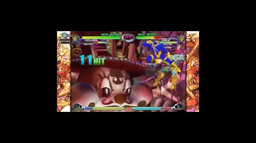 MvC2 Cyclops 70% double jump infinite, regular infinite, reset sequence