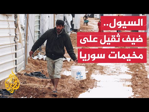 تضرر 500 خيمة.. السيول تفاقم معاناة النازحين في سوريا