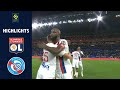 OLYMPIQUE LYONNAIS vs RC STRASBOURG ALSACE | Exciting 3-1 Match Highlights (Ligue 1 2021/2022) ⚽