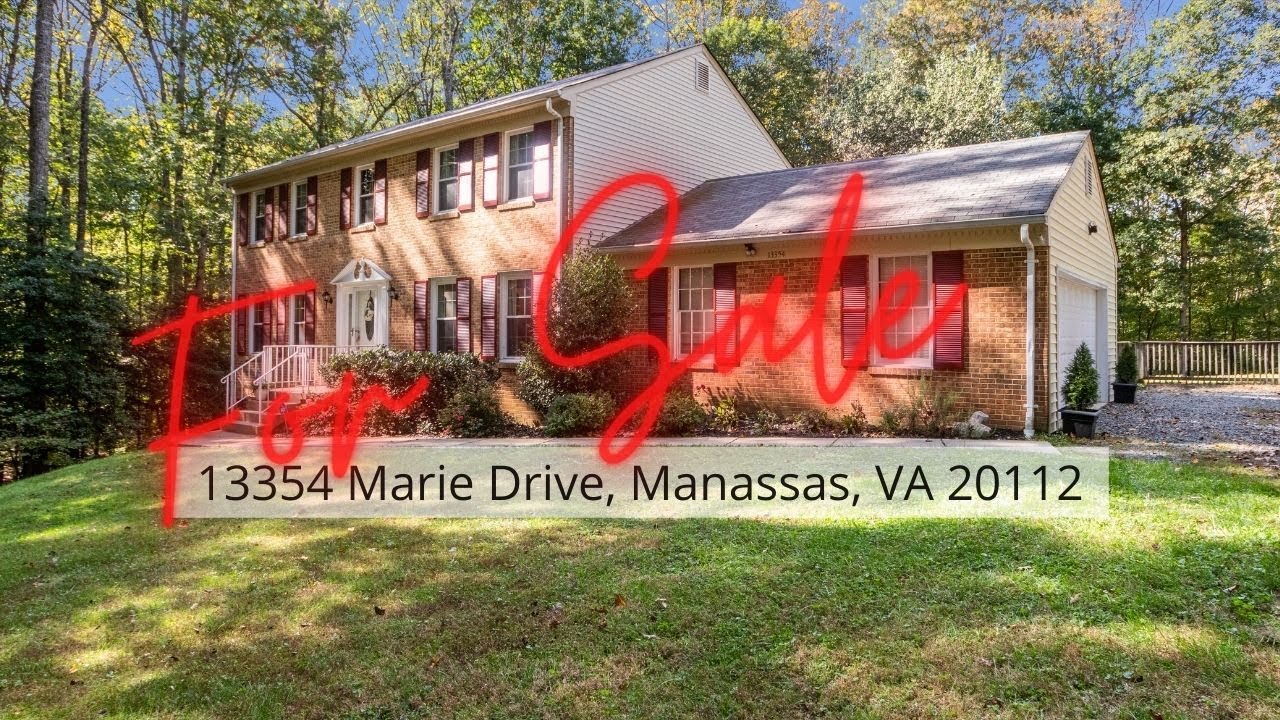 13354 Marie Drive, Manassas VA 20112 video tour Oct 2021