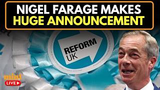Farage Speech Live | Nigel Farage Makes Big migration announcement | Reform UK press conference