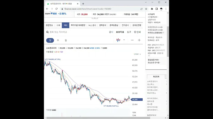 192440슈피겐코리아 주가 전망 및 차트 분석