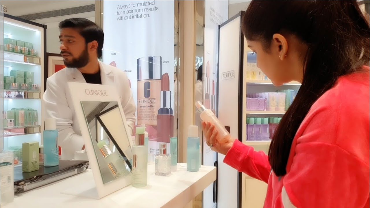 Clinique outlet skincare shopping view from shopperstop RARA YouTube