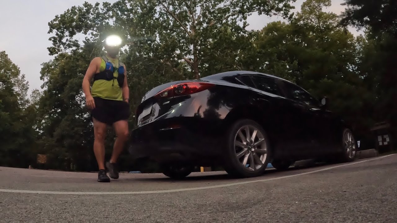 Trail Run. Hominy Ridge at Salamonie State Forest.