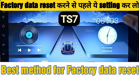 ♻️ Best Way to Factory Reset TS7 & Restore Inbuilt Apps