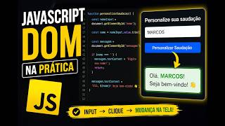JavaScript DOM na Prática para Iniciantes | Manipulando HTML com JS