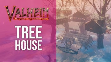 The most AWESOME TREEHOUSE on VALHEIM