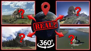 VR 360° - TOP 4: Mysterious Creatures on Google Earth