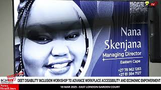 BcmTv : DEET DISABILITY INCLUSION WORKSHOP TO ADVANCE WORKPLACE ACCESS AND ECONOMIC EMPOWERMENT