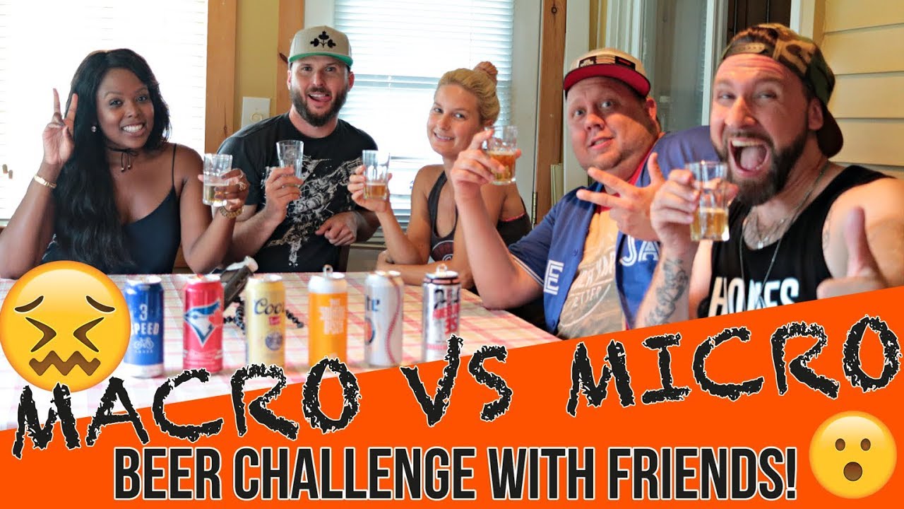 MACRO VS MICRO LAGER Blind Taste Test | Craft Beer Challenge