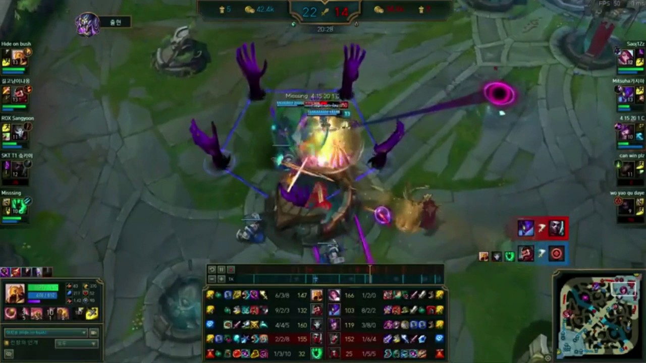 SKT T1 Faker AZIR vs SYNDRA Mid KR Highlight