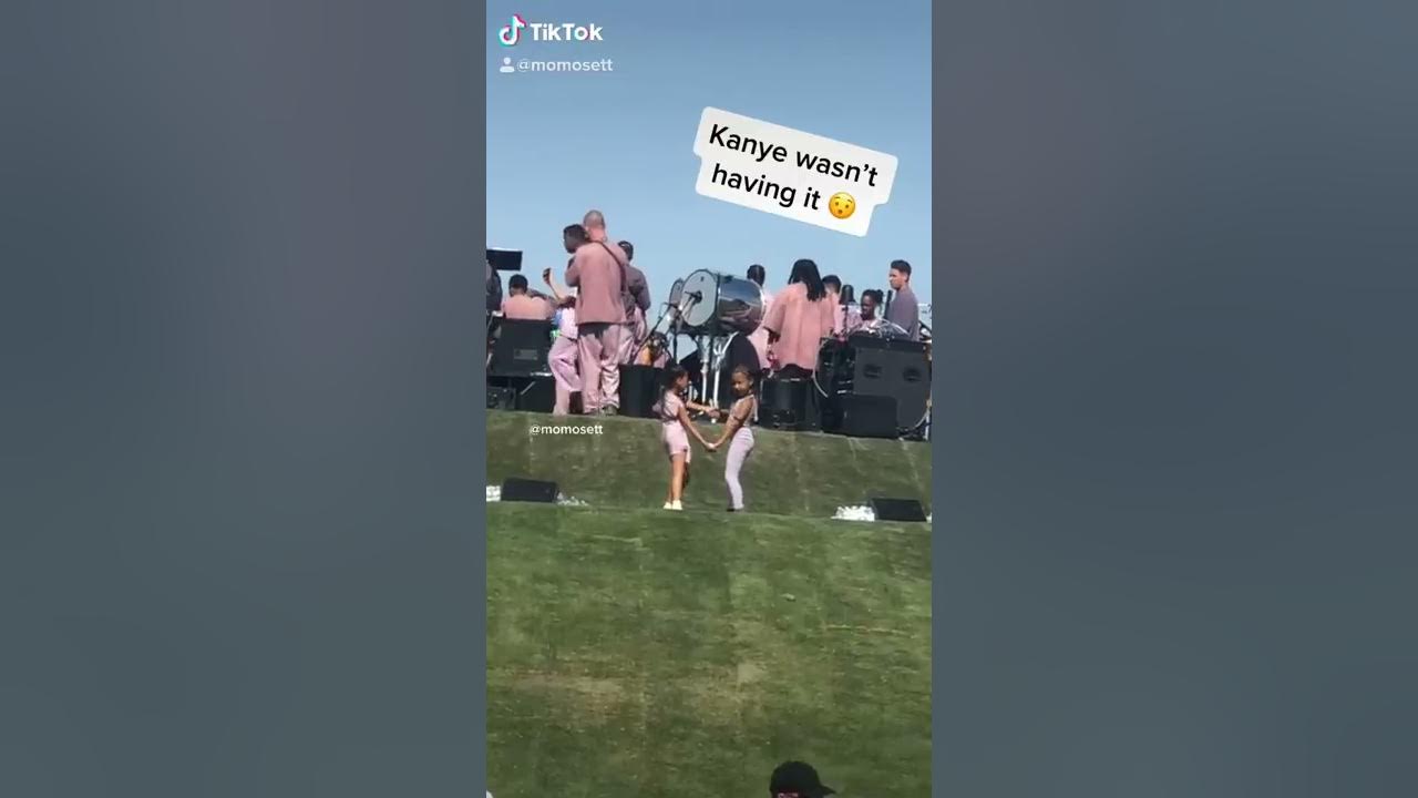 Kanye West Protects His Daughter North From Creepy Photographer at Sunday Service