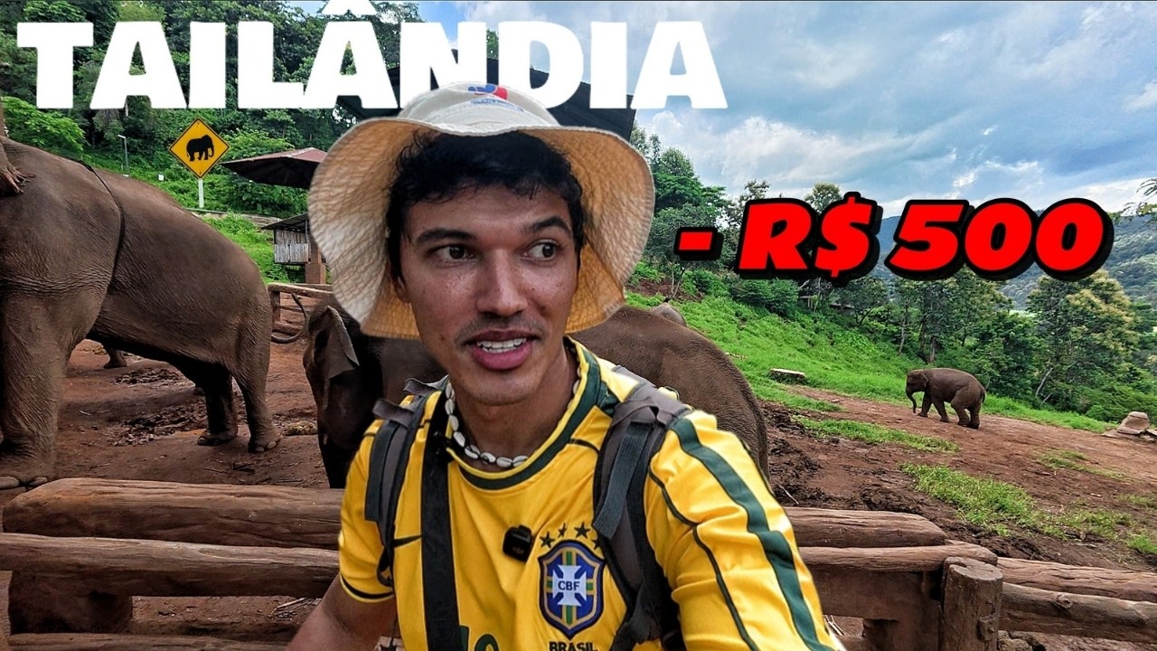 PODER de 500 REAIS na TAILÂNDIA (Não Consegui gastar em 1 dia)