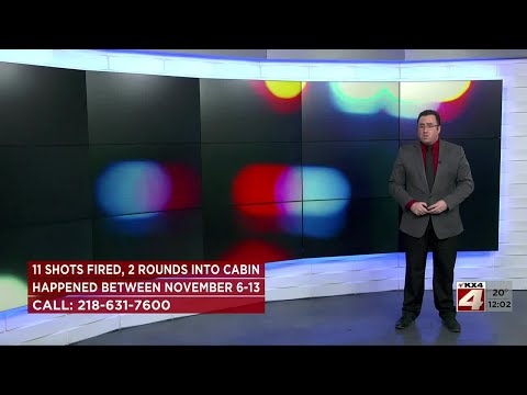 Shots fired at rural Wadena County cabin - November 15