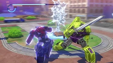 Optimus Prime vs Constructicons