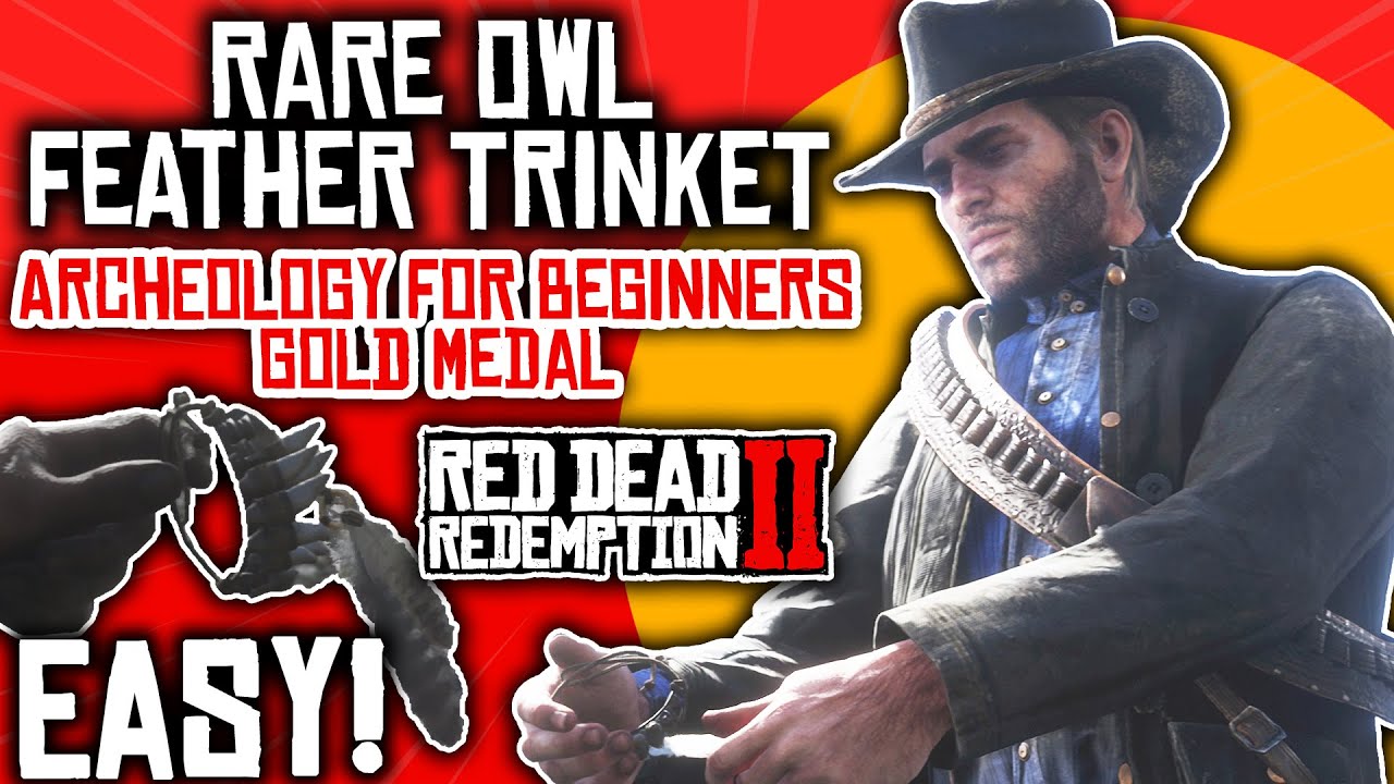 Owl Trinket & Gold Medal | Archeology For | Red Dead Redemption II — Official