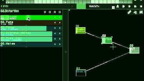 SunVox: TB-303 emulation (analog generator)