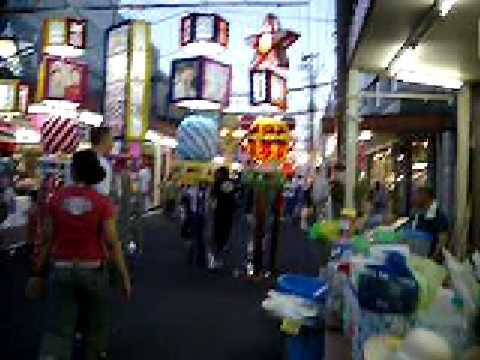 Misawa Japan Street Festival Walking Down White Pole Road Youtube