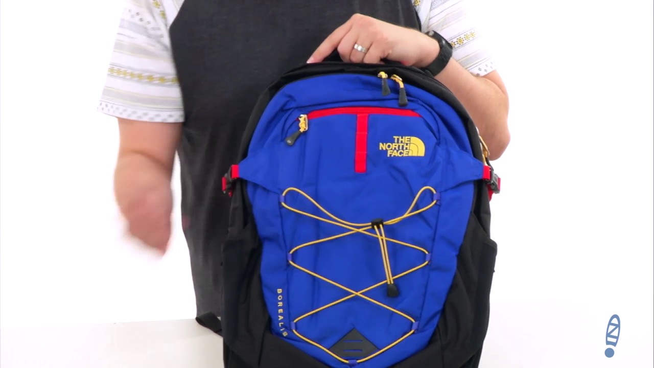 bright blue north face backpack The Youth Court Jester This is the Borealis. The North Face Borealis Backpack