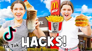 TikTok Fast Food HACKS That Will Make You HUNGRY!! | JKREW