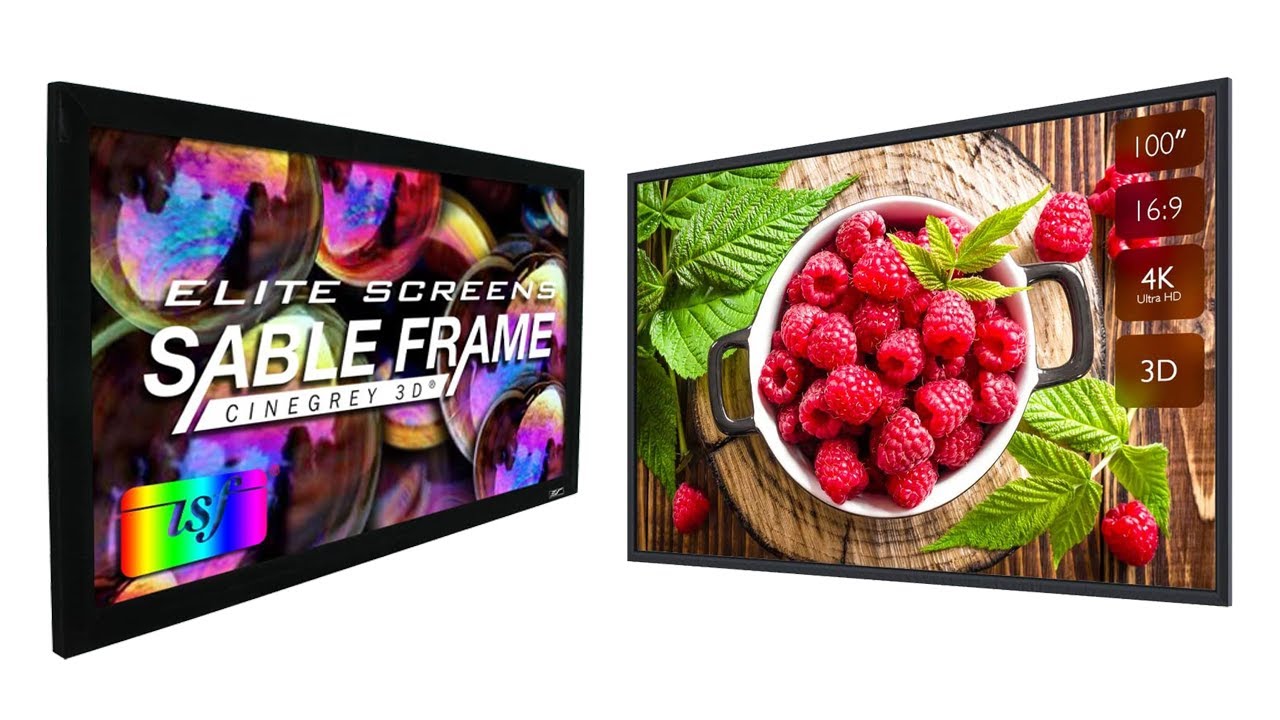 Top 5 Best Fixed Frame Projector Screens 2021