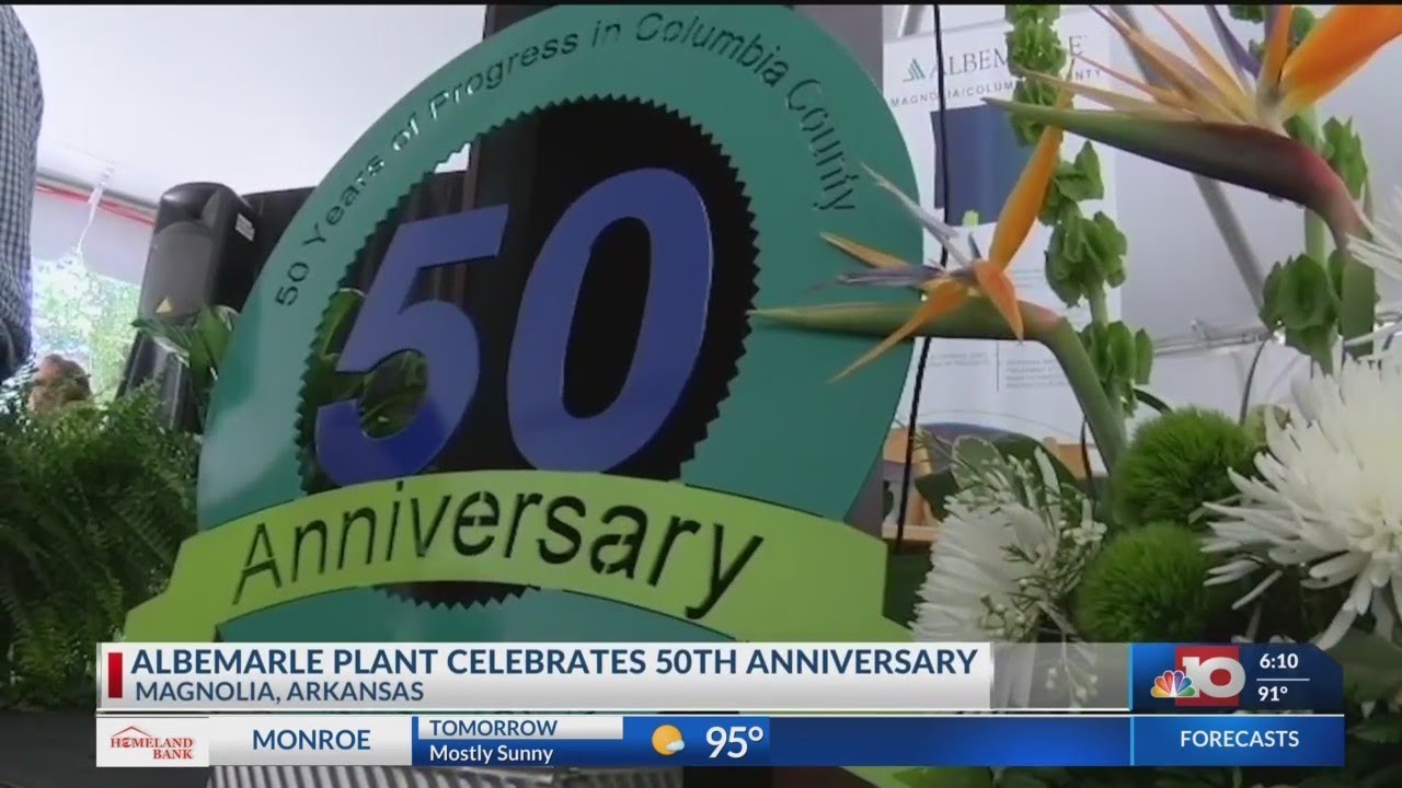 Albemarle plant celebrates their 50th anniversary in Magnolia
