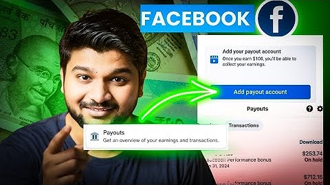 🤑ಬೇಗ ಮಾಡ್ಕೊಳಿ || FACEBOOK Payout Account setup in Kannada [2024]