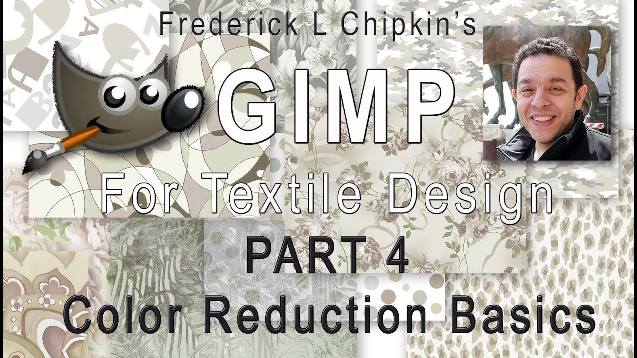 GIMP for Textile Design Part 4 - Color Reduction Basics